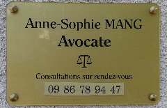 Maître Anne-Sophie MANG