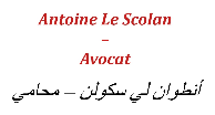 Antoine Le Scolan - Avocat